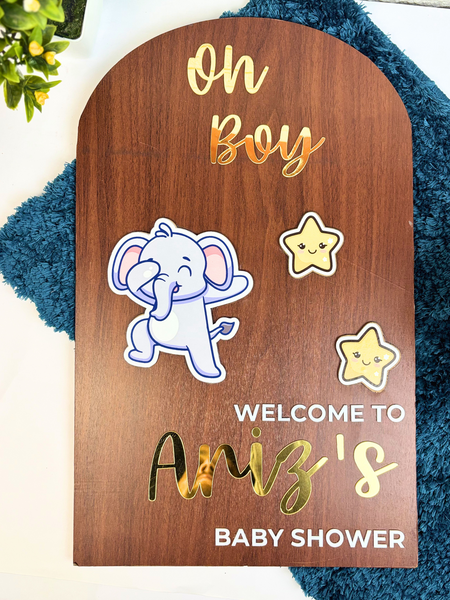 Baby Shower Welcome Sign