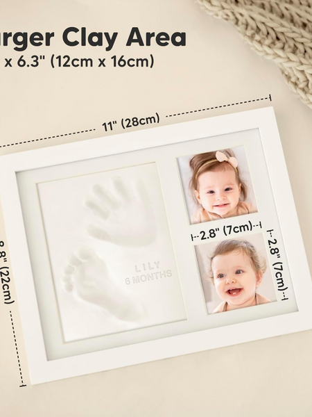 Baby Hand and Footprint Frame Keepsake