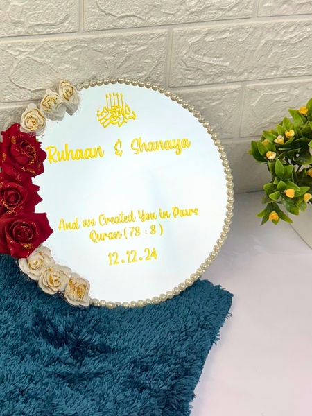 Customized Nikah Mirror