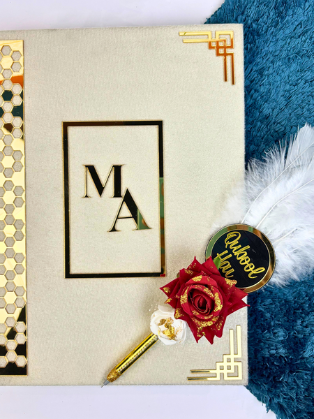 Customised Nikah Nama With Qubool Hai Pen