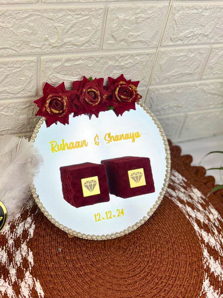 Customized Engagement Ring Platter