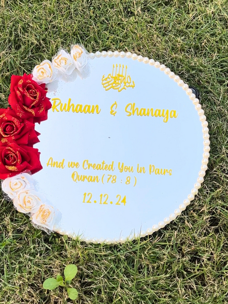 Customized Nikah Mirror