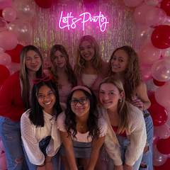 Lets Party Neon Sign -USB Decoration