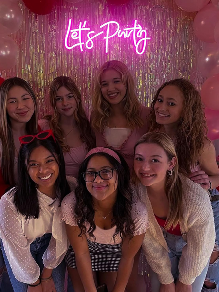 Lets Party Neon Sign -USB Decoration