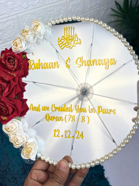 Customized Nikah Mirror