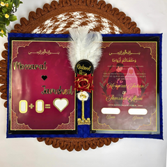 Customised Nikah Nama With Qubool Hai Pen