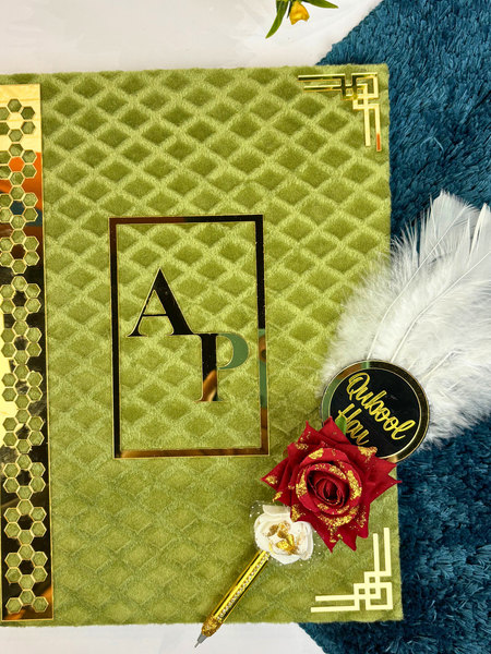 Customised Nikah Nama With Qubool Hai Pen