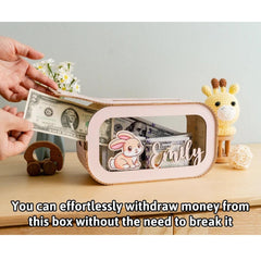 Custom Piggy Bank With Name - Kids Coin Bank Baby Shower Gift