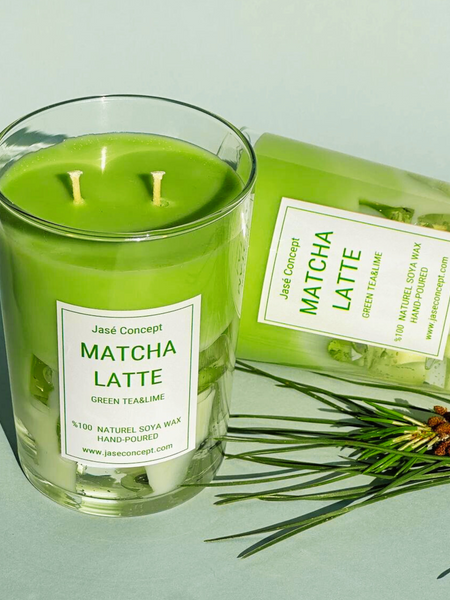 Matcha Latte Candle - 22 oz Lavender Scented